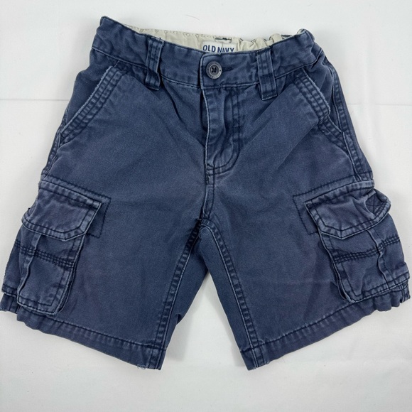 Old Navy Navy Blue Cargo Shorts for Boys - Picture 1 of 4